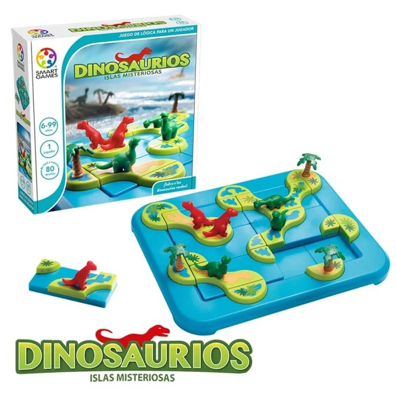 Dinosaurios : Islas Misteriosas - Juego de mesa - SmartGames - 1 jugador - 6+ años - 10 min