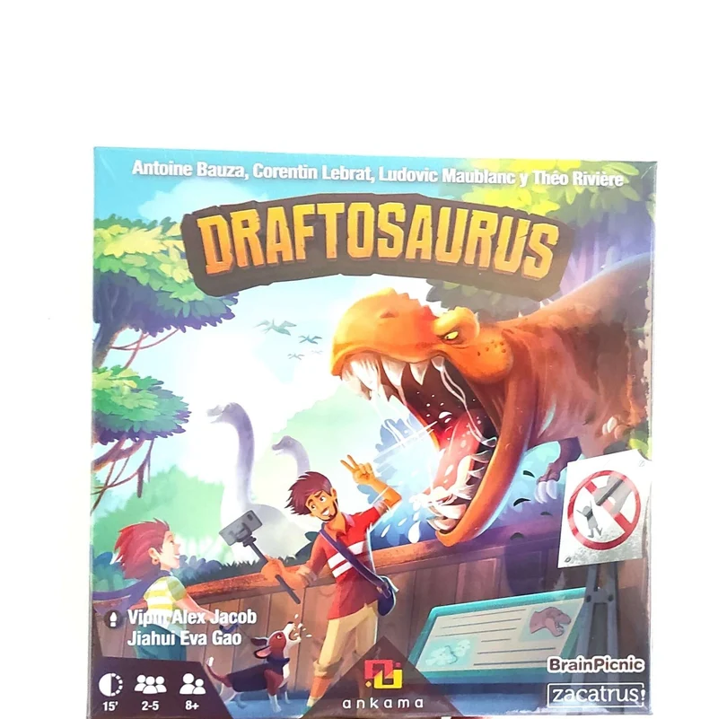 Draftosaurus - Juego de mesa - Zacatrus - 2-5 jugadores - 8+ años - 15 min