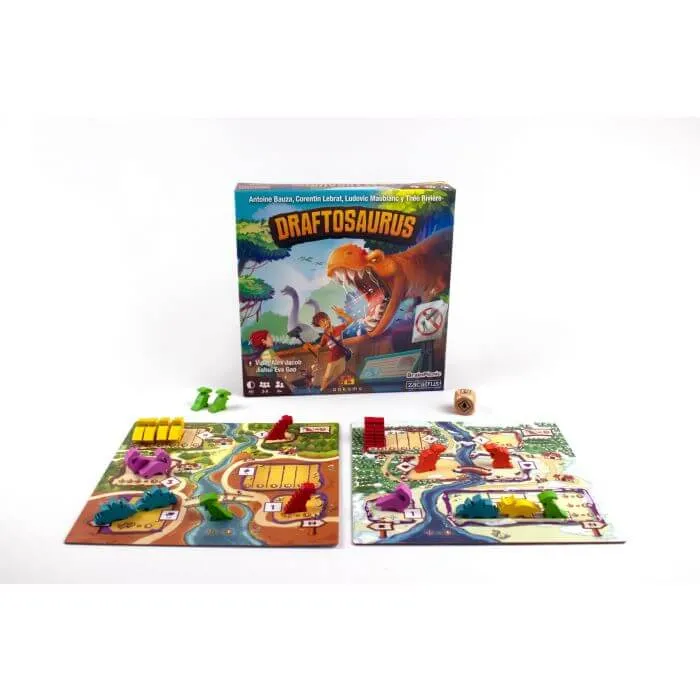 Draftosaurus - Juego de mesa - Zacatrus - 2-5 jugadores - 8+ años - 15 min