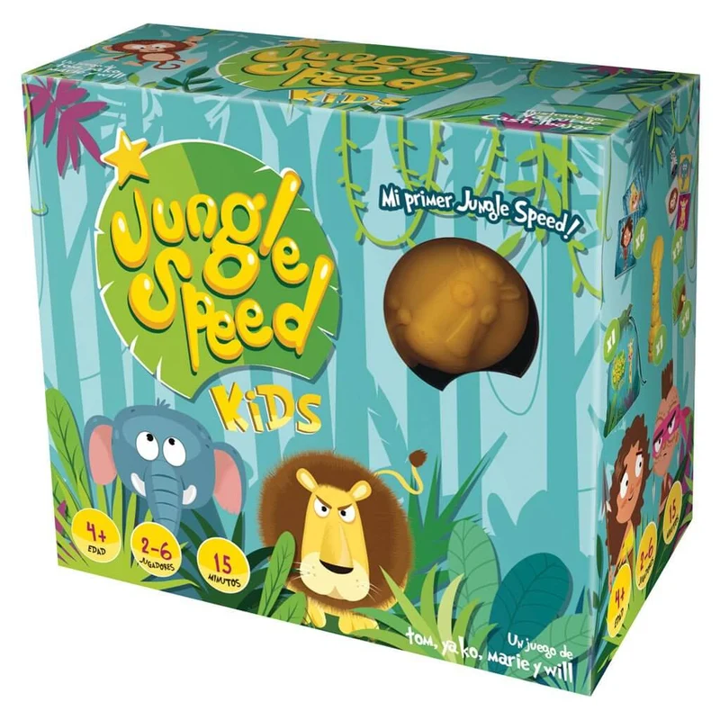Jungle Speed Kids - Juego de mesa - Zygomatic - 2-6 jugadores - 4+ años - 15 min