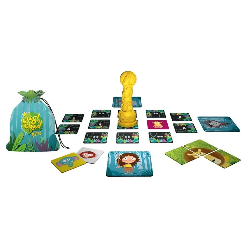 Jungle Speed Kids - Juego de mesa - Zygomatic - 2-6 jugadores - 4+ años - 15 min