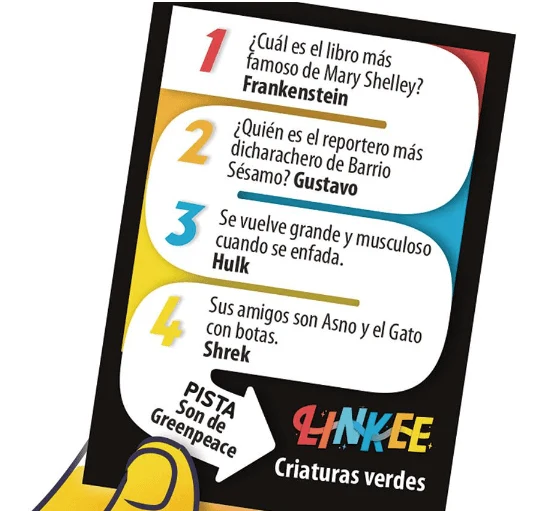 Linkee - Juego de mesa - Mercurio - 2-30 jugadores - 12+ años - 20 min