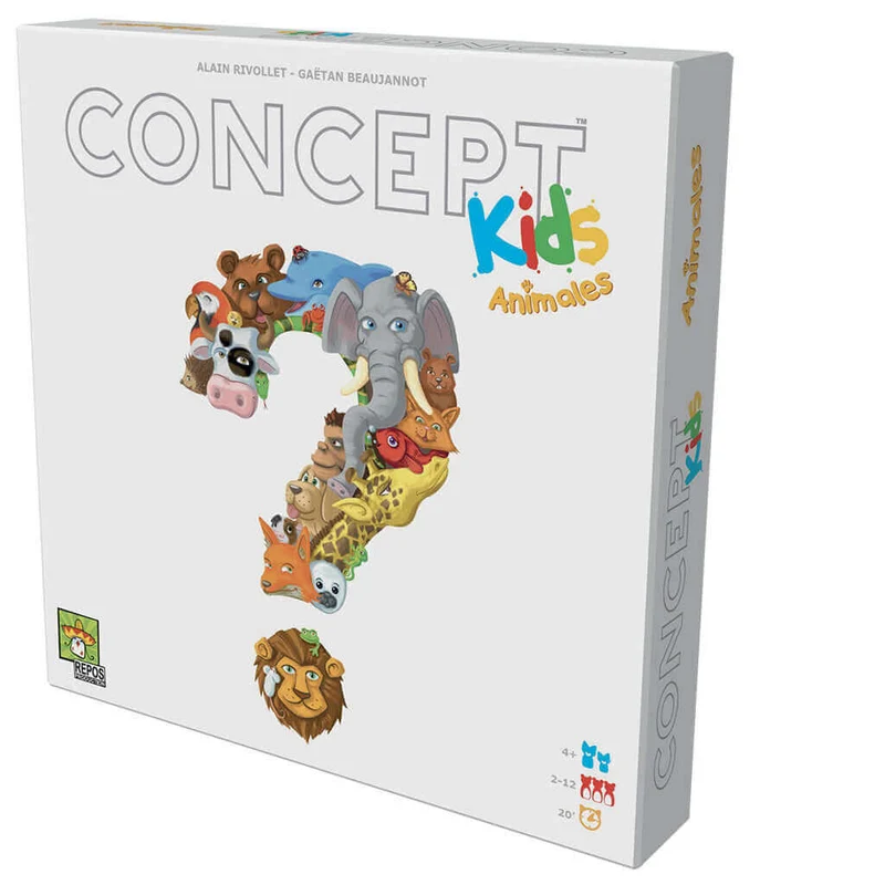 Concept Kids Animals - Juego de mesa - Repos Production - 2-12 jugadores - 4+ años - 20 min