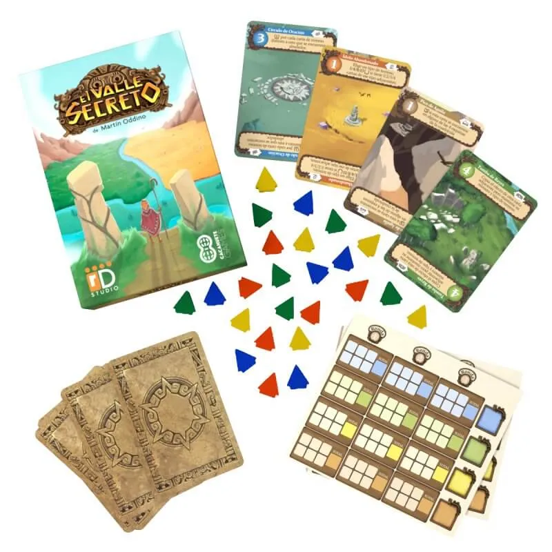 El Valle Secreto - Juego de mesa - Cacahuete Games - 2-4 jugadores - 10+ años - 30 min