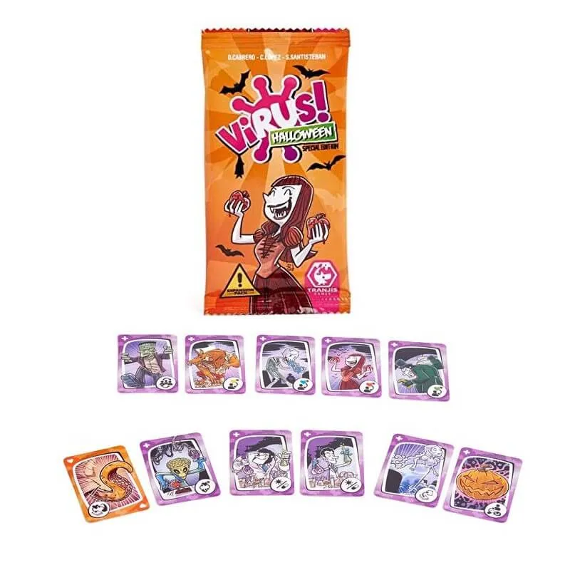 Virus! Halloween expansión - Juego de mesa - Tranjis - 2-6 jugadores - 8+ años - 20 min