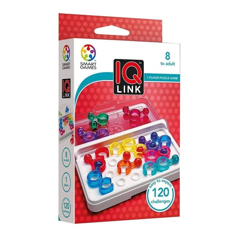 IQ Link - Juego de mesa - SmartGames - 1 jugador - 8+ años - 10 min