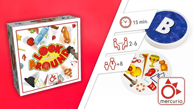 Look Around - Juego de mesa - Mercurio - 2-6 jugadores - 8+ años - 15 min
