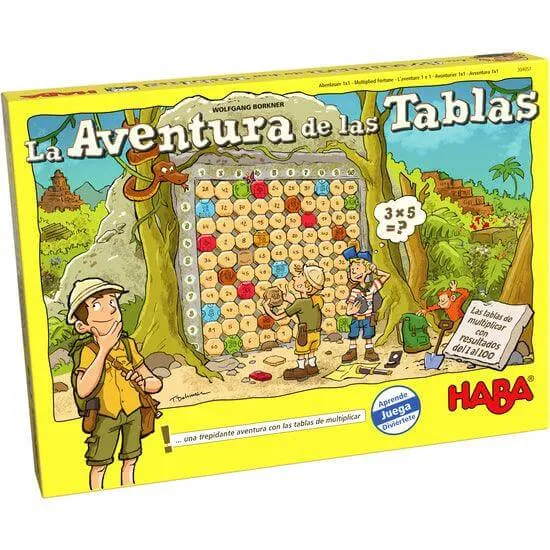 La Aventura de las Tablas - Juego de mesa - Haba - 1-4 jugadores - 7+ años - 20 min
