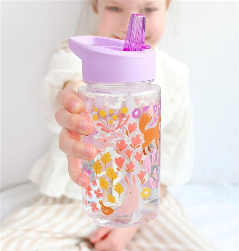 Botella Tritán Flores · Little Lovely Company