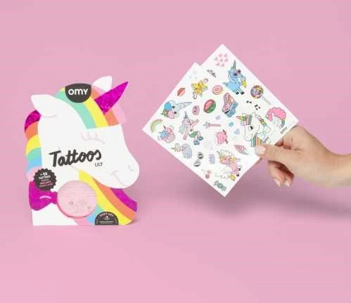 Tattoos Unicornio Lily · Omy