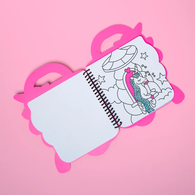 Libro con pinturas y pegatinas Unicornio · OMY