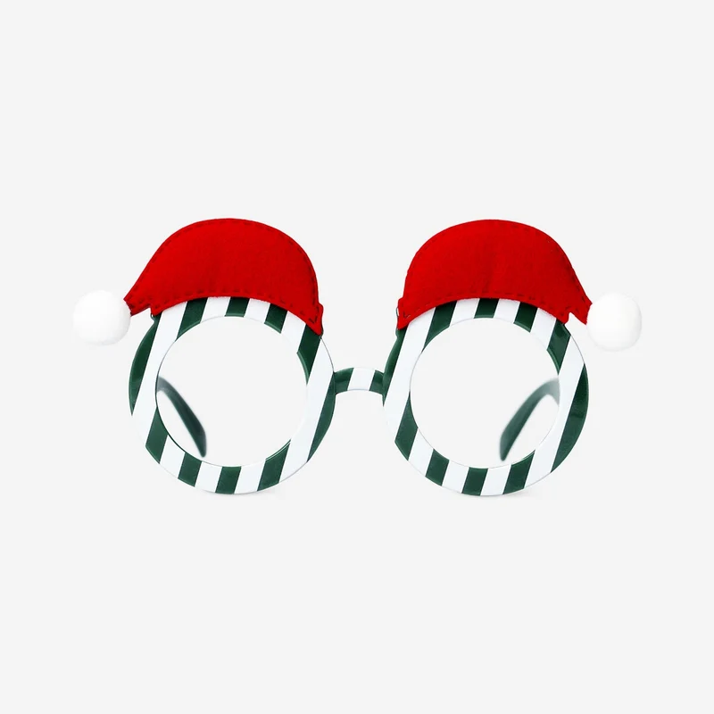 Candy striped party glasses