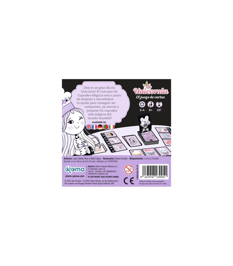 Unicornia Juego de Cartas