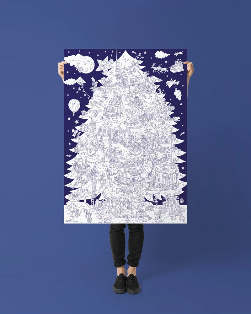 Poster XL Christmas Magic Tree 100x70 · OMY