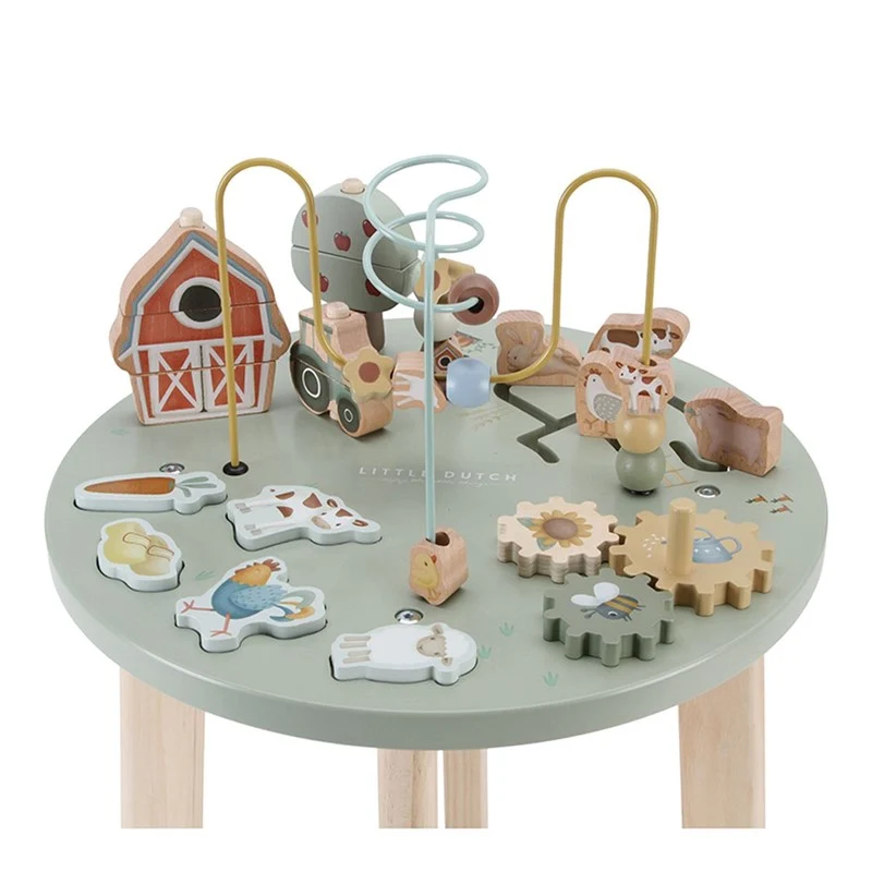 Mesa de actividades Pequeña granja FSC · Little Dutch