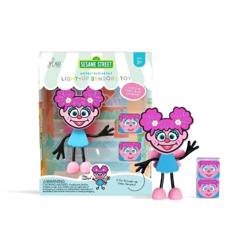 GloPals Set Personaje Abby Cadabby Rosa + 2 Cubos luz