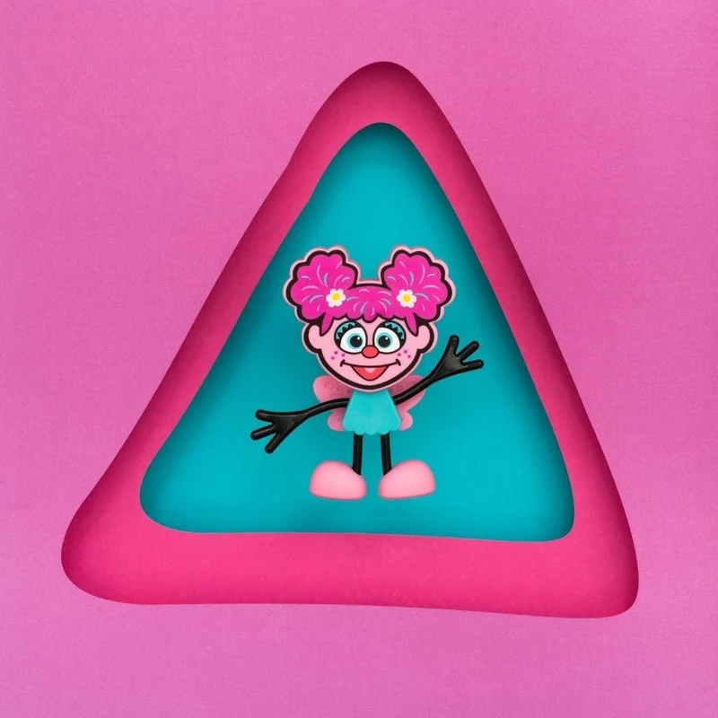 GloPals Set Personaje Abby Cadabby Rosa + 2 Cubos luz