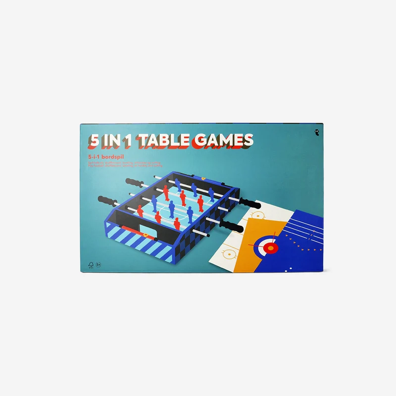 5-in-1 Table games - 51 cm