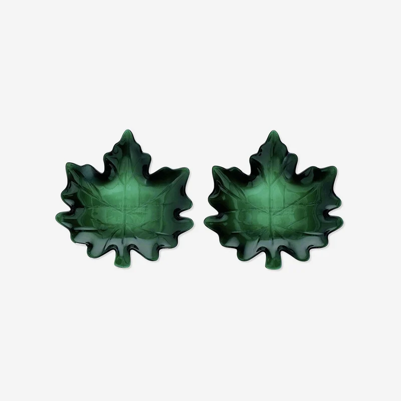 Autumn leaf plates - 2 pcs