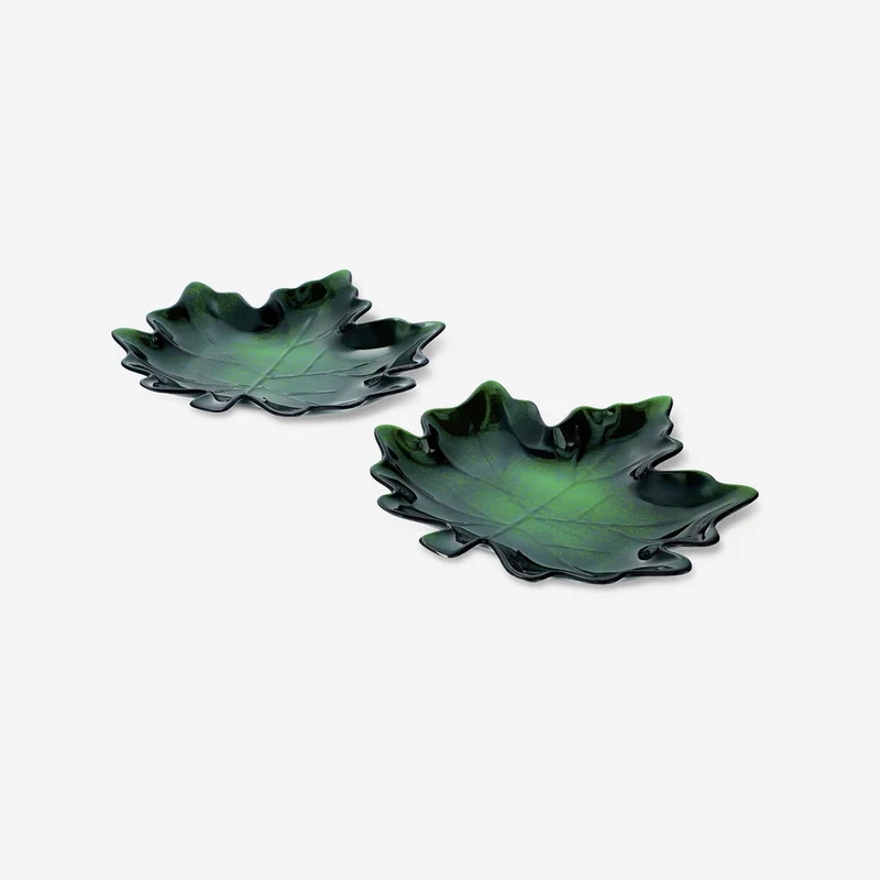 Autumn leaf plates - 2 pcs