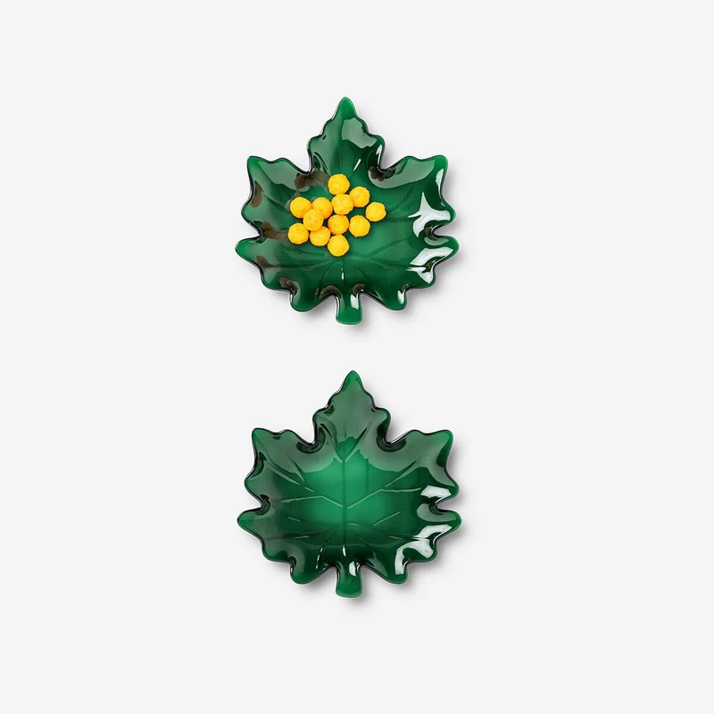 Autumn leaf plates - 2 pcs
