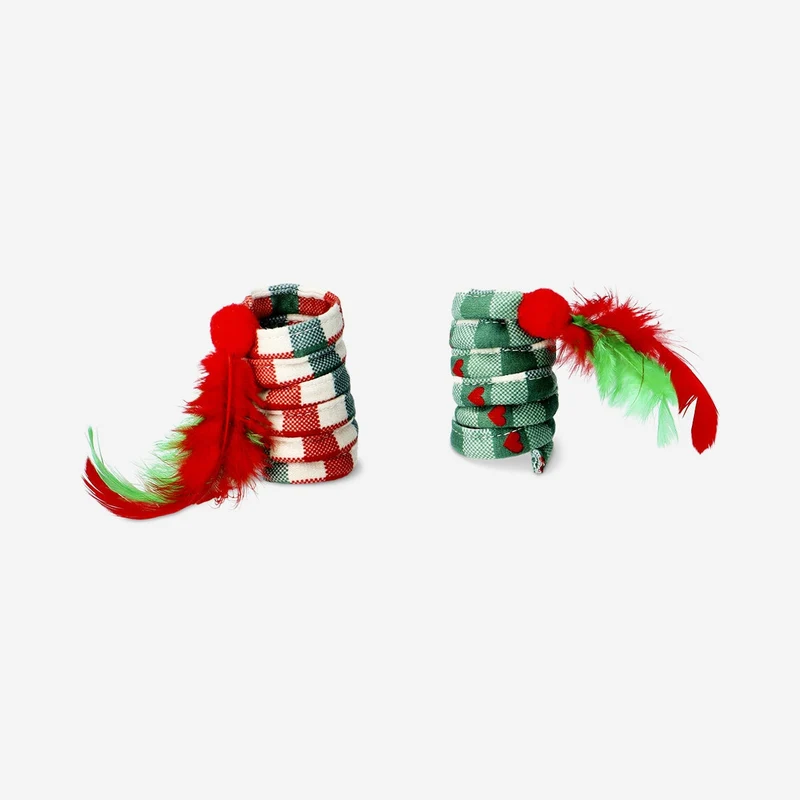 Cat toy - Springs with checks