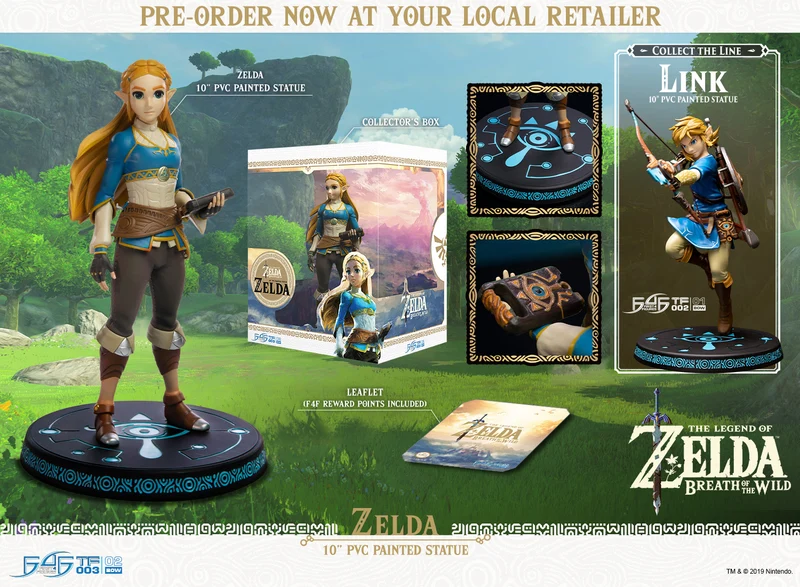 First 4 Figures The Legend of Zelda: TLOZ Breath of the Wild - Zelda 10 Pulgadas Estandar