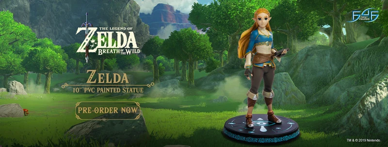 First 4 Figures The Legend of Zelda: TLOZ Breath of the Wild - Zelda 10 Pulgadas Estandar