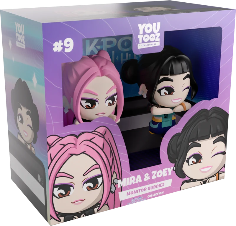 Youtooz Monitor Buddiez: KPop Demon Hunters - Mira y Zoe