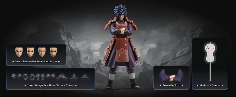 Blokees Naruto Champion Class: Madara Uchiha Reanimation Jutsu 75615