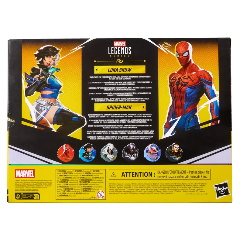 Marvel Legends Series: Marvel Rivals - Luna Snow Y Spiderman 2 Pack