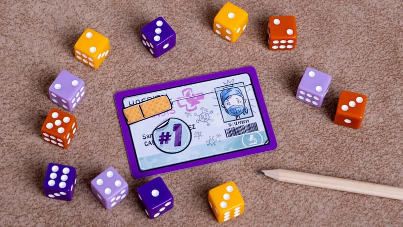 Virus! Roll & Write - Juego de mesa - Tranjis - 2-4 jugadores - 8+ años - 20 min