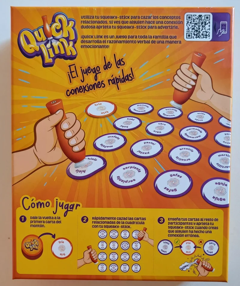 Quick Link - Juego de mesa - FALOMIR - 2-4 jugadores - 7+ años - 15 min