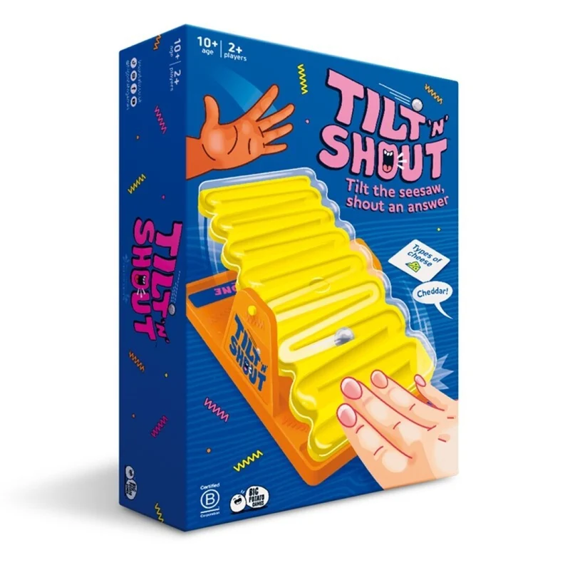 Tilt n Shout - Juego de mesa - Mercurio - 2+ jugadores - 10+ años - 20 min