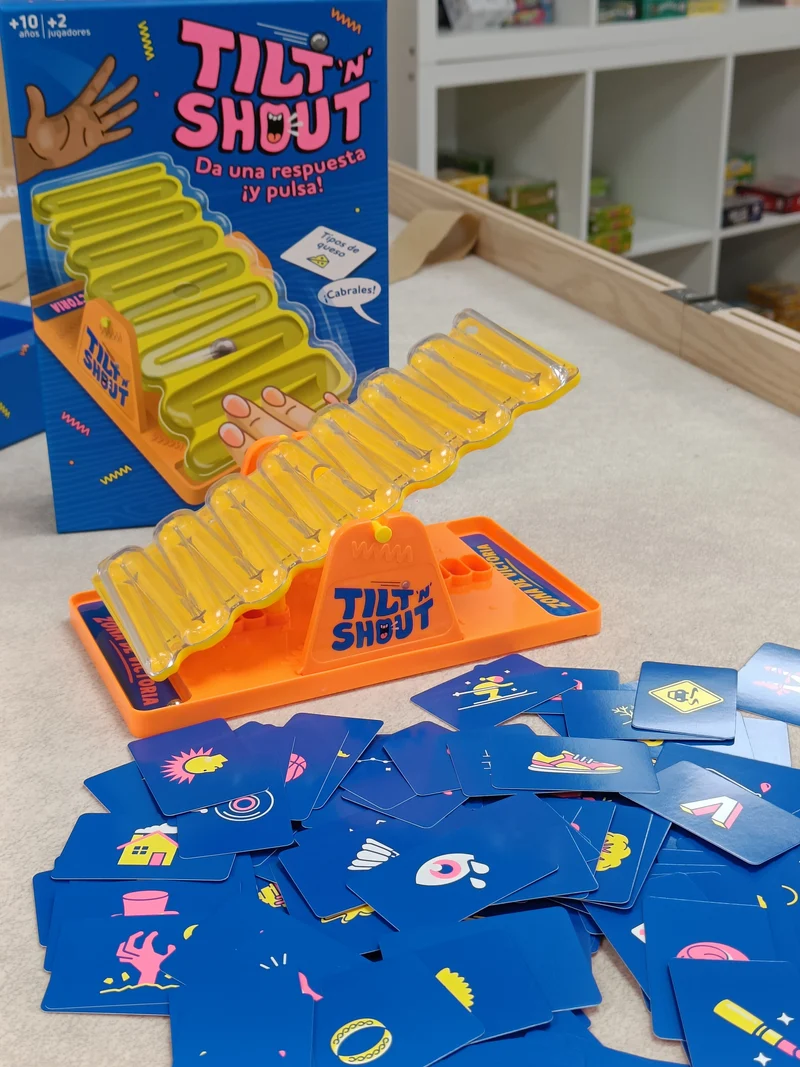 Tilt n Shout - Juego de mesa - Mercurio - 2+ jugadores - 10+ años - 20 min