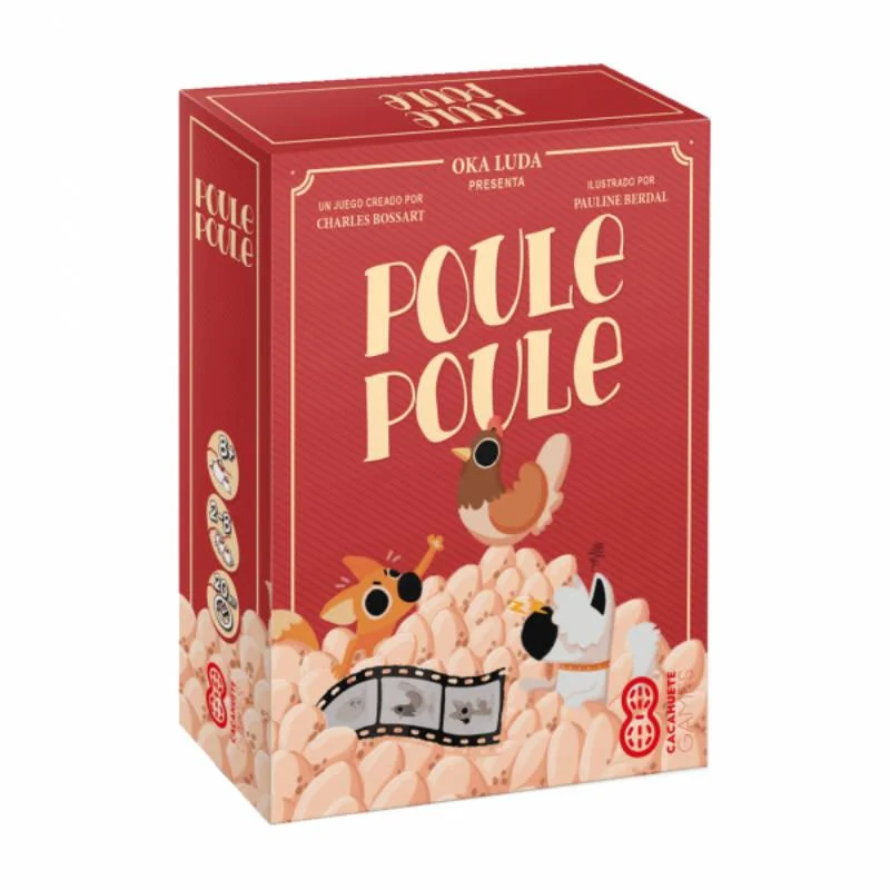 Poule Poule - Juego de mesa - Cacahuete Games - 2-8 jugadores - 8+ años - 20 min