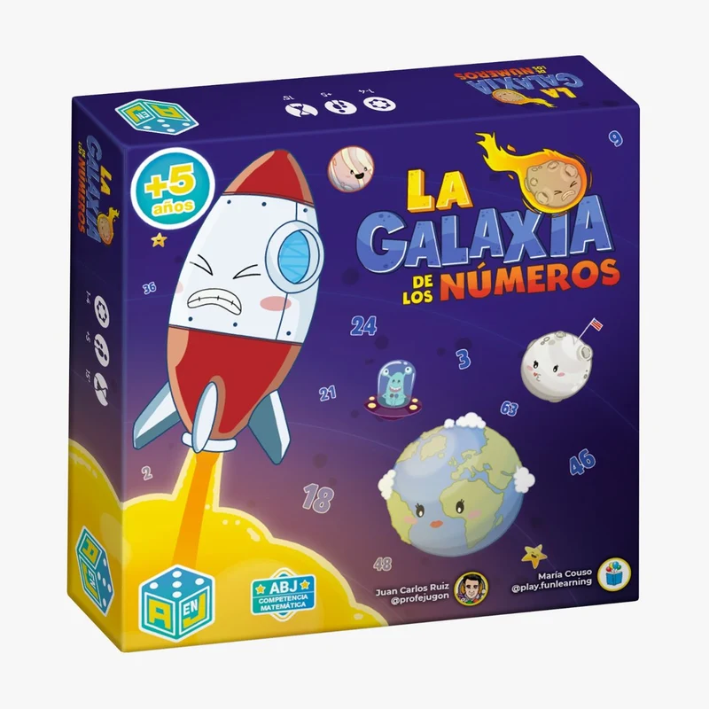 La Galaxia de los Números - Juego de mesa - Atomo - 2-4 jugadores - 5+ años - 15 min