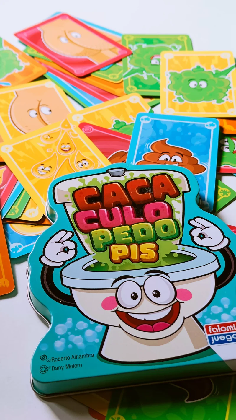 Caca Culo Pedo Pis - Juego de mesa - FALOMIR - 2-6 jugadores - 8+ años - 1-5 min