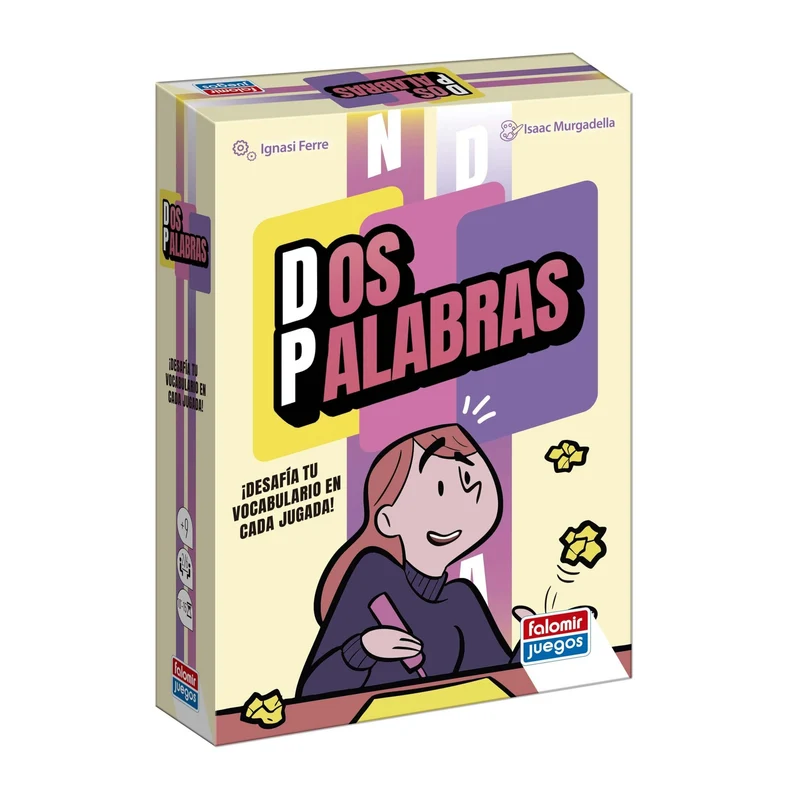 Dos Palabras - Juego de mesa - FALOMIR - 2-6 jugadores - 9+ años - 10-15 min