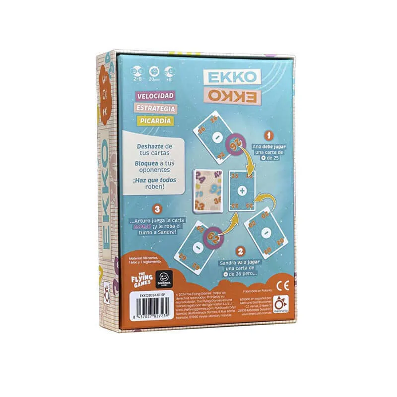 EKKO - Juego de mesa - Mercurio - 2-8 jugadores - 8+ años - 20 min