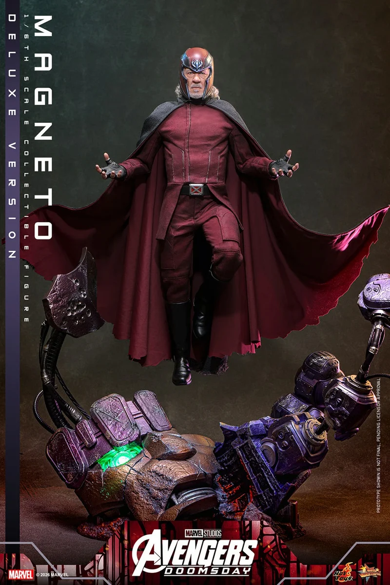 Hot Toys Movie Masterpiece Series: Avengers Doomsday - Magneto Deluxe Escala 1/6