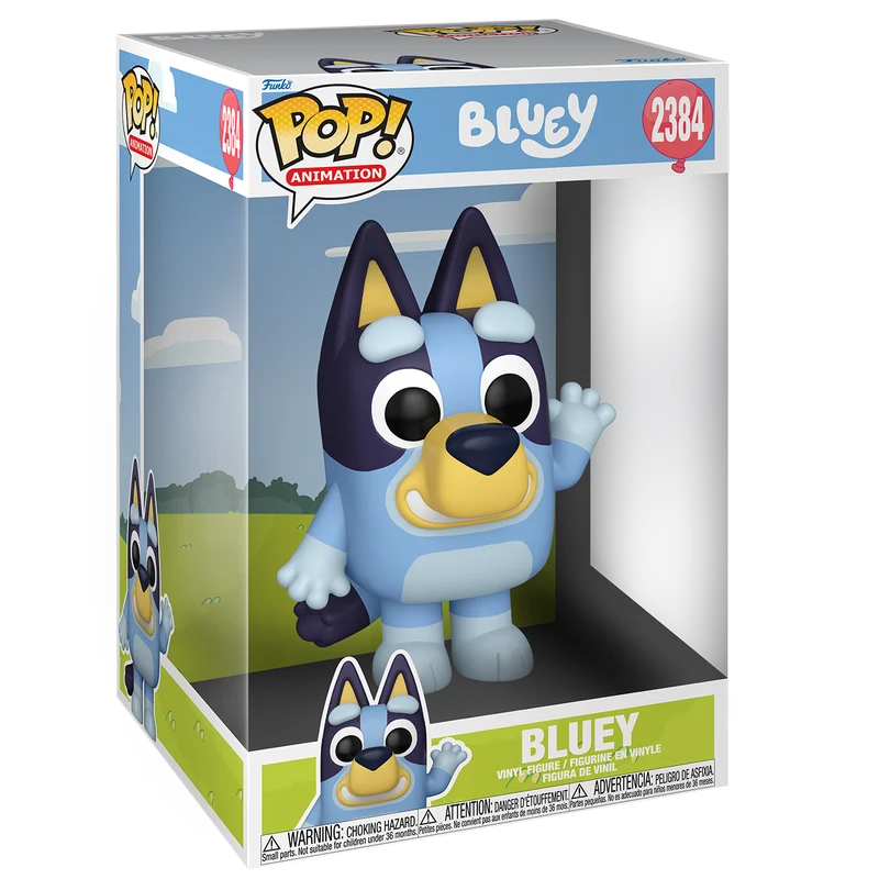 Funko Pop Jumbo: Bluey - Bluey 10 Pulgadas