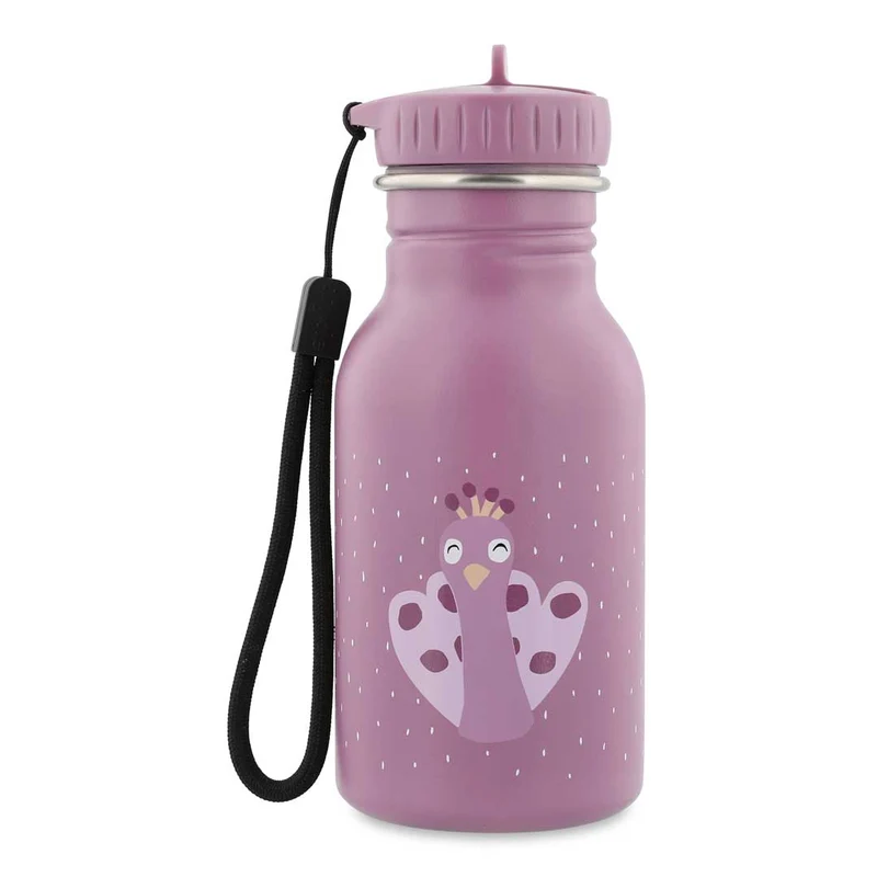 Botella Acero Mrs. Peacock 350ml · Trixie