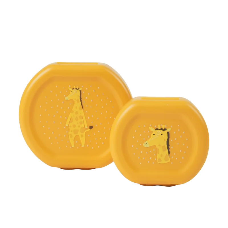 Pack 2 snack box con clip · Mr. Giraffe · Trixie