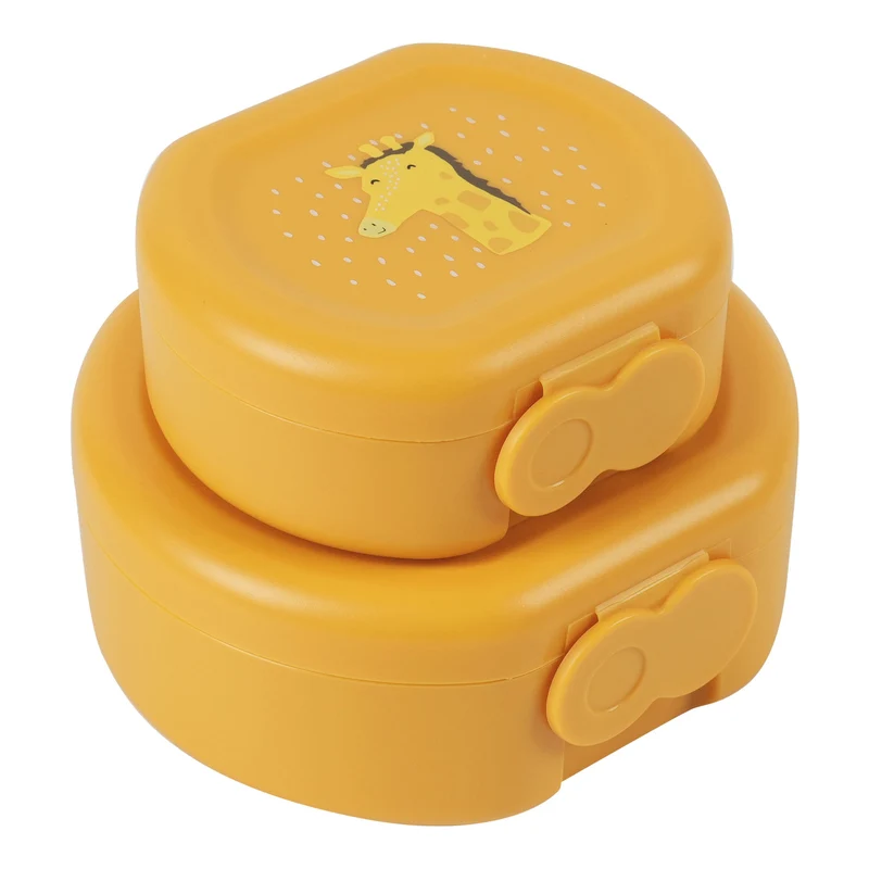 Pack 2 snack box con clip · Mr. Giraffe · Trixie