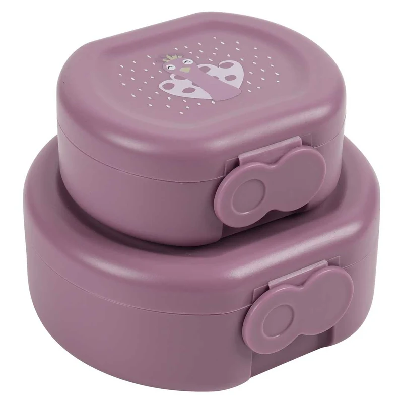 Pack 2 snack box con clip · Mrs. Peacock · Trixie