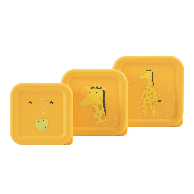Pack 3 cajas almuerzo · Mr. Giraffe · Trixie