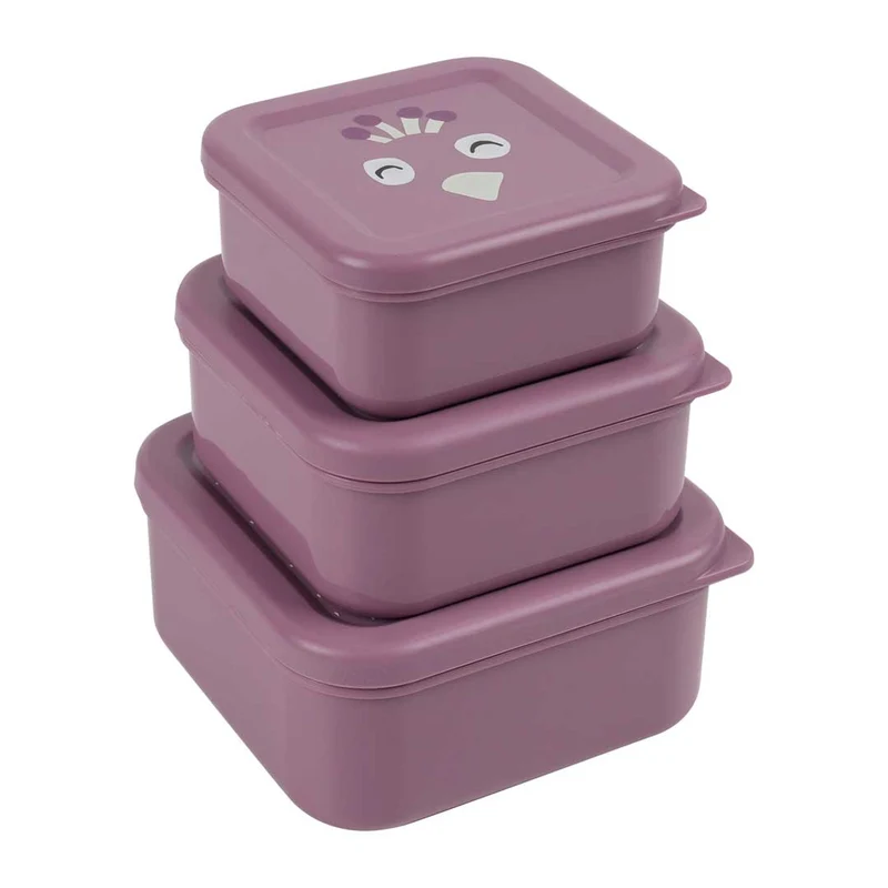 Pack 3 cajas almuerzo · Mrs. Peacock · Trixie
