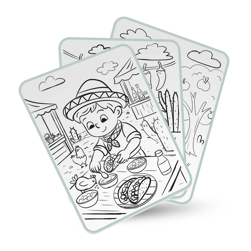Pizarra Kidydraw PAD Alimentos