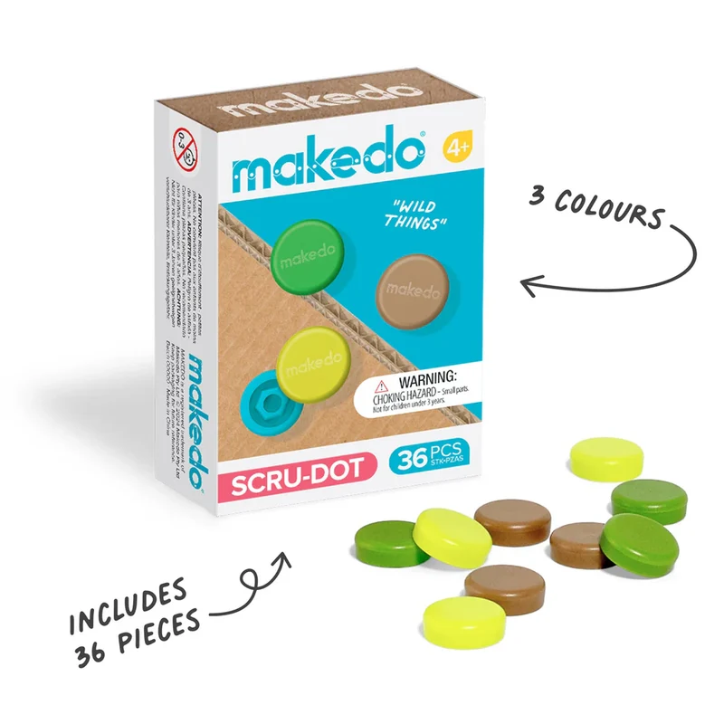 Tapones Deco 36 piezas Makedo